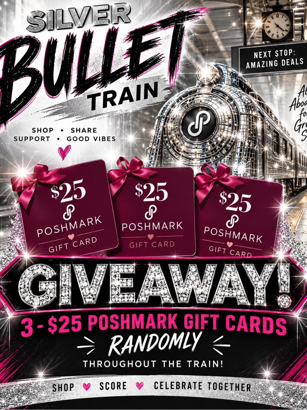 $25 POSHMARK gift card Giveaway